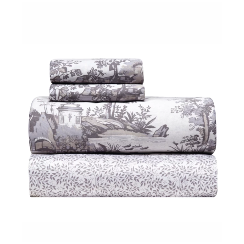 KENTIA Toile 22 Σεντόνι Υπέρδιπλο Σετ 4 τμχ 2(240Χ270)+ 2(50Χ70+1) 0041737