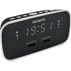 AIWA CRU-19BK Ψηφιακό Ρολόι Επιτραπέζιο με Ξυπνητήρι 0041743