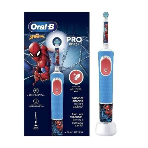 Oral-B Vitality Pro Spiderman (80720365) Ηλεκτρική Οδοντόβουρτσα για 3+ Χρονών 0041747