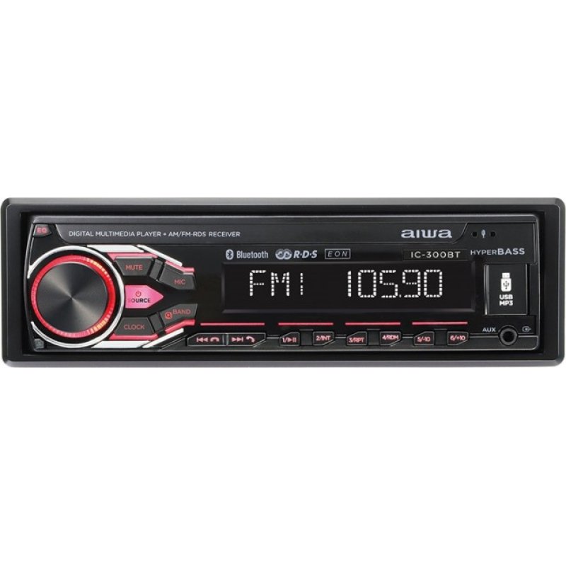AIWA IC-300BT Ηχοσύστημα Αυτοκινήτου 1DIN (Bluetooth/USB) 0041842 AIWA IC-300BT Ηχοσύστημα Αυτοκινήτου 1DIN (Bluetooth/USB) 0041842