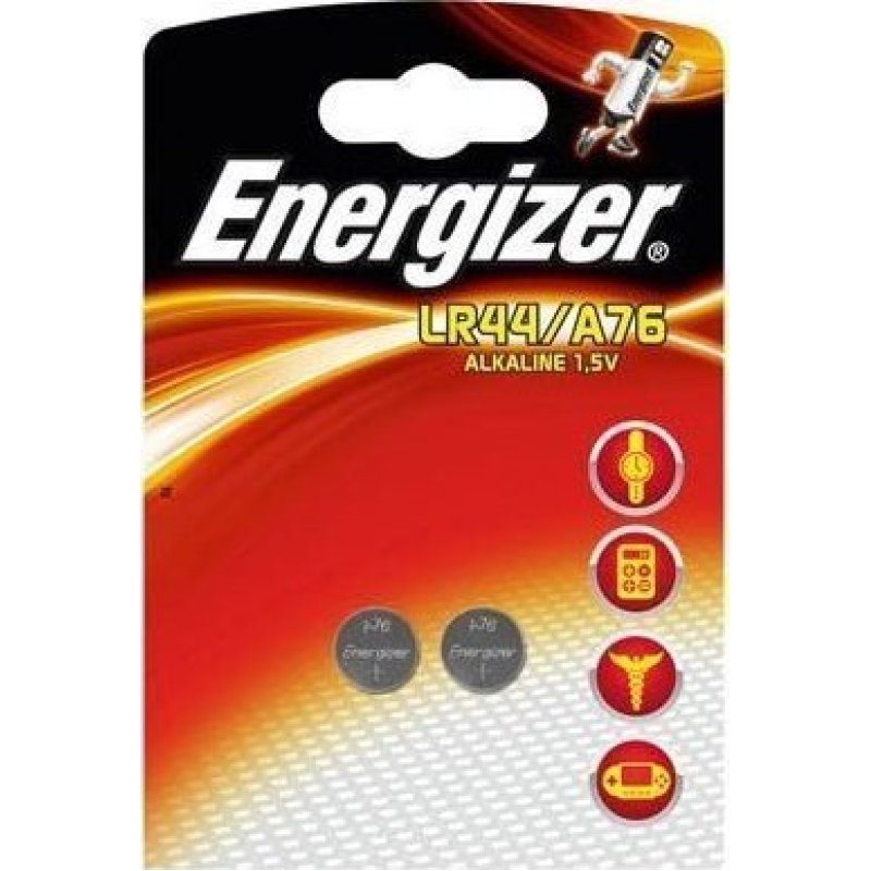 ENERGIZER A76/LR44 1,5V Αλκαλικές Μπαταρίες 2 τεμ (623055) 140158