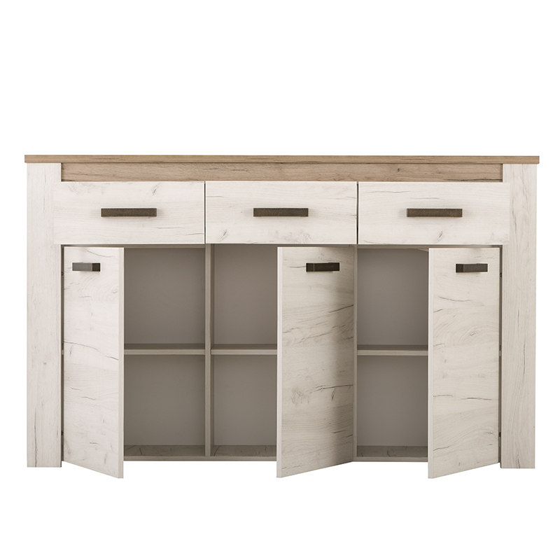 FORMA IDEALE 11005748 Κομότα Kent 160 3K3F Grey Oak / White Oak 160 x 36.5 x 98