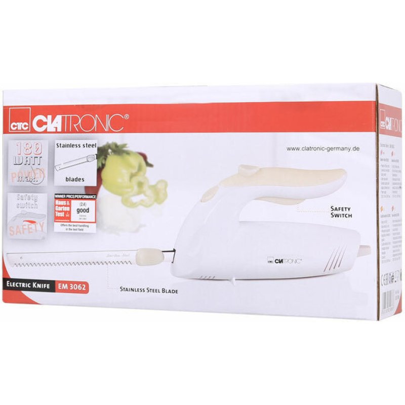 CALTRONIC CL EM 3062 Ηλεκτρικό Μαχαίρι 150W Λευκό 0038627 CALTRONIC CL EM 3062 Ηλεκτρικό Μαχαίρι 150W Λευκό 0038627