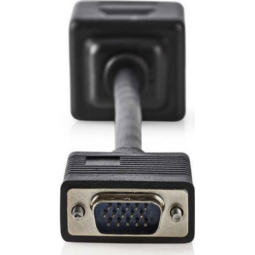 NEDIS CCGP59120BK02 Καλώδιο VGA αρσ.- 2 x VGA θηλ., 0.2m 0016892