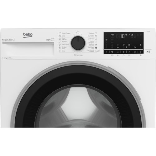 BEKO B3WFT5124111W Πλυντήριο Ρούχων με Λειτουργία Ατμού 12kg - 84x60x58εκ. 0037530