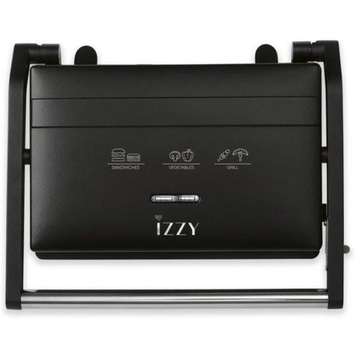 IZZY IZ-2020 ARIA Τοστιέρα για 2 Τοστ 1300W Μαύρη 0038257