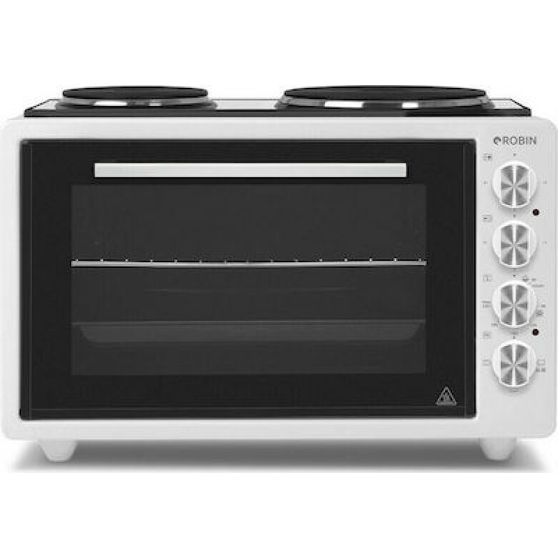 ROBIN ZK-25 Ηλεκτρικό Φουρνάκι 42lt με 2 Εστίες 0039784 ROBIN ZK-25 Ηλεκτρικό Φουρνάκι 42lt με 2 Εστίες 0039784