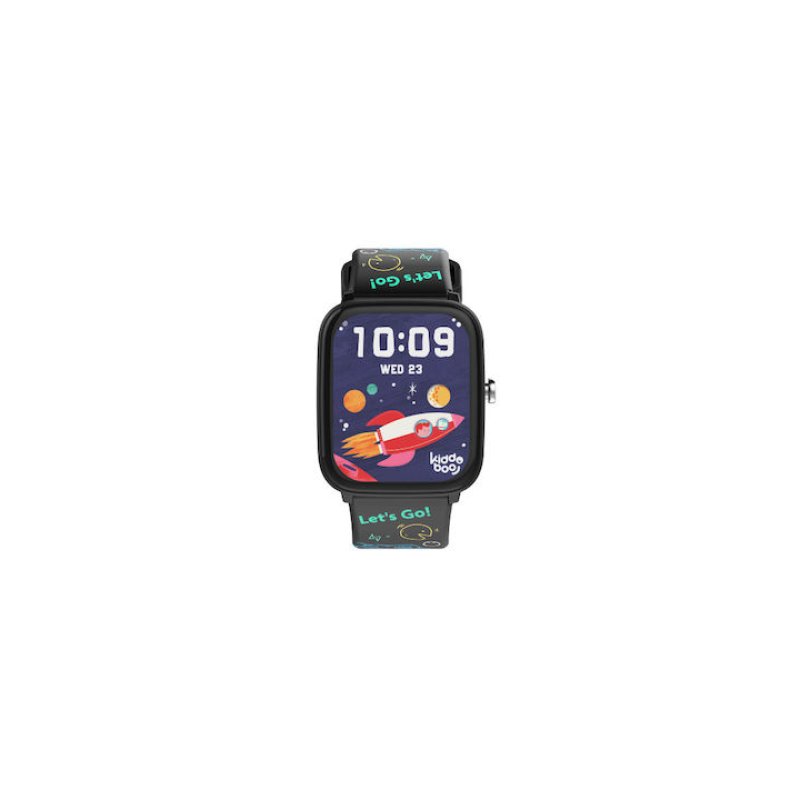 KIDDOBOO KB019C2BLK Παιδικό Smartwatch με Δερμάτινο Λουράκι Μαύρο 0040605 KIDDOBOO KB019C2BLK Παιδικό Smartwatch με Δερμάτινο Λουράκι Μαύρο 0040605