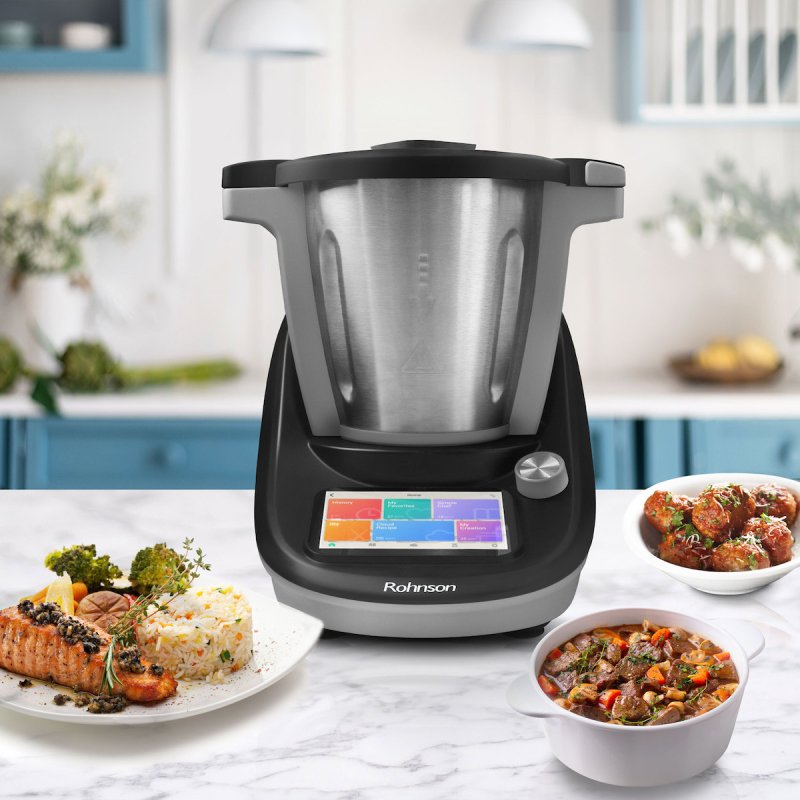 ROHNSON R-5834 Πολυμάγειρας 1700W με Χωρητικότητα 3lt Μαύρος 0040782 ROHNSON R-5834 Πολυμάγειρας 1700W με Χωρητικότητα 3lt Μαύρος 0040782