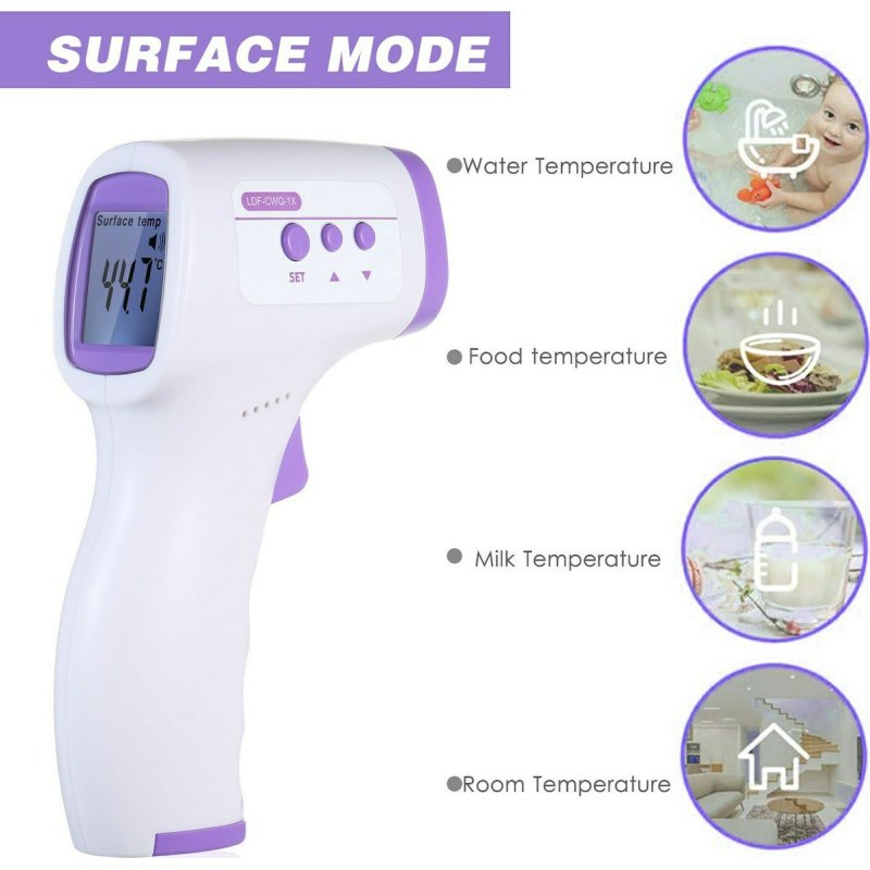 CLEVER 090045 THERM LDF CWQ 1X Ψηφιακό Θερμόμετρο Μετώπου με Υπέρυθρες Κατάλληλο για Μωρά Μωβ 0040791 CLEVER 090045 THERM LDF CWQ 1X Ψηφιακό Θερμόμετρο Μετώπου με Υπέρυθρες Κατάλληλο για Μωρά Μωβ 0040791