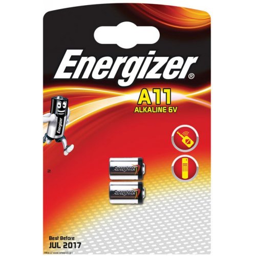 ENERGIZER A11/E11A Μπαταρία Λιθίου/Photo Energizer σε Blister με 2 Μπαταρίες 0015412