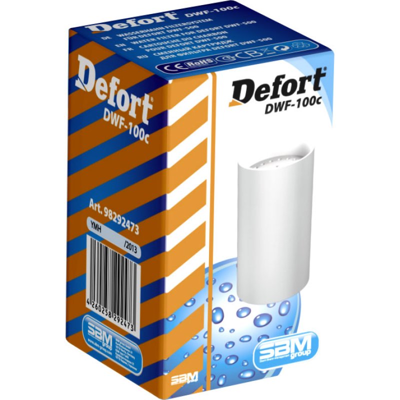 Defort DWF-100c Ανταλλακτικό Φίλτρο Νερού Ενεργού Άνθρακα (Για DWF-600 & DWF-500 + Veluda TF1) 0005828 Defort DWF-100c Ανταλλακτικό Φίλτρο Νερού Ενεργού Άνθρακα (Για DWF-600 & DWF-500 + Veluda TF1) 0005828