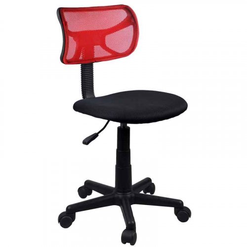 FYLLIANA 093-15-054 Καρέκλα Γραφείου χωρίς Μπράτσα Κόκκινο 0010169