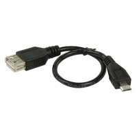 VALUELINE VLCP 60570 B0.20 Αντάπτορας / Καλώδιο USB 2.0 θηλ. - USB micro B αρσ 0010254