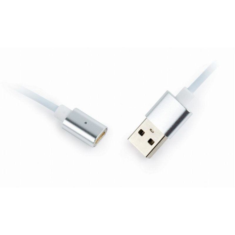 CABLEXPERT Μαγνητικό Καλώδιο 3 in 1 USB Charging Combo Cable - Silver 1m 0014788