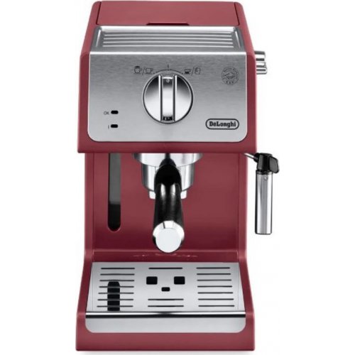 DELONGHI ECP33.21.R Μηχανή Espresso 15 bar - 1100 W Κόκκινη - Αποκλειστικό μοντέλο 0017272