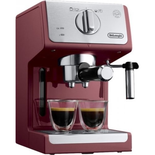 DELONGHI ECP33.21.R Μηχανή Espresso 15 bar - 1100 W Κόκκινη - Αποκλειστικό μοντέλο 0017272