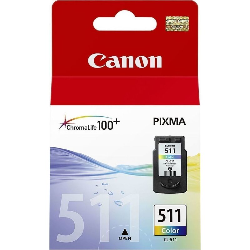 CANON CL-511 (2972B001) Colour Μελάνι Εκτυπωτή 500973