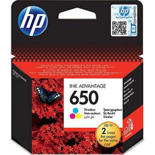 HP CZ102AE No 650 Colour Μελάνι 0005646