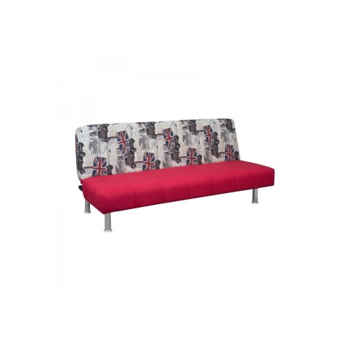 FYLLIANA LONDON 831-27-516 Καναπές Κλικ-Κλακ Κόκκινο 180χ100 0013314